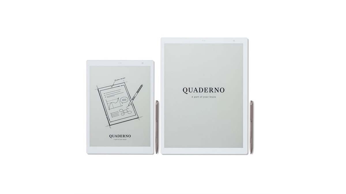 富士通、ワコム デジタイザ搭載の電子ペーパー「QUADERNO」を本日7/8