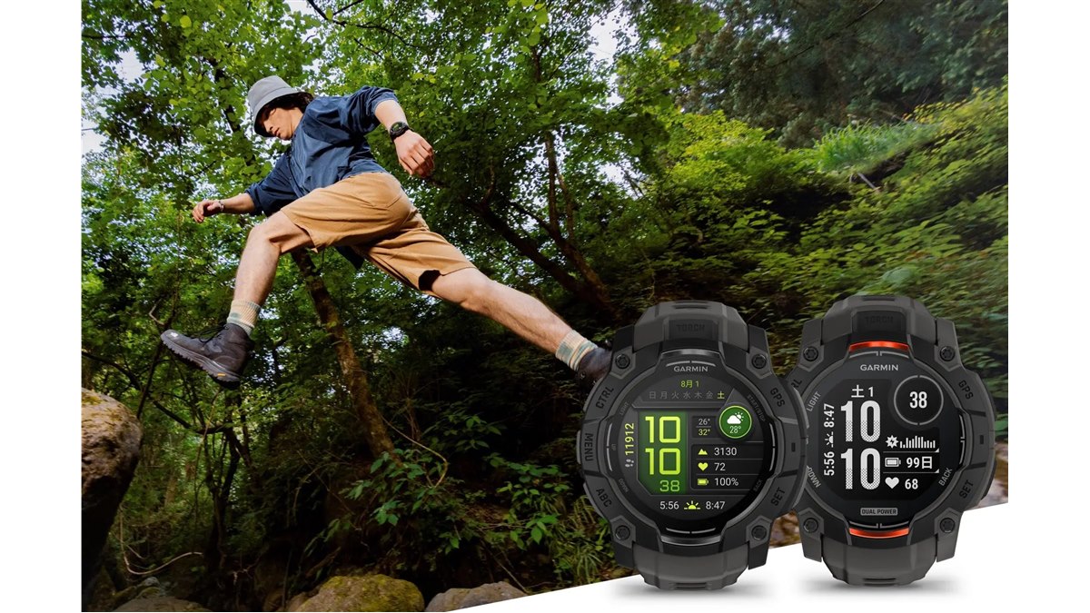 ガーミン新タフネスGPSウォッチ「Instinct 3」2機種発表、エントリー