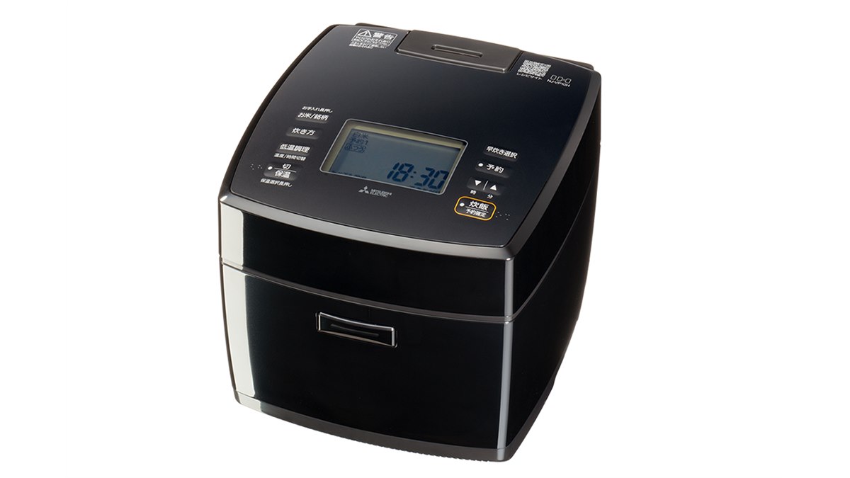 三菱電機、大火力でお米のうまみを閉じ込めるIHジャー炊飯器「本炭釜