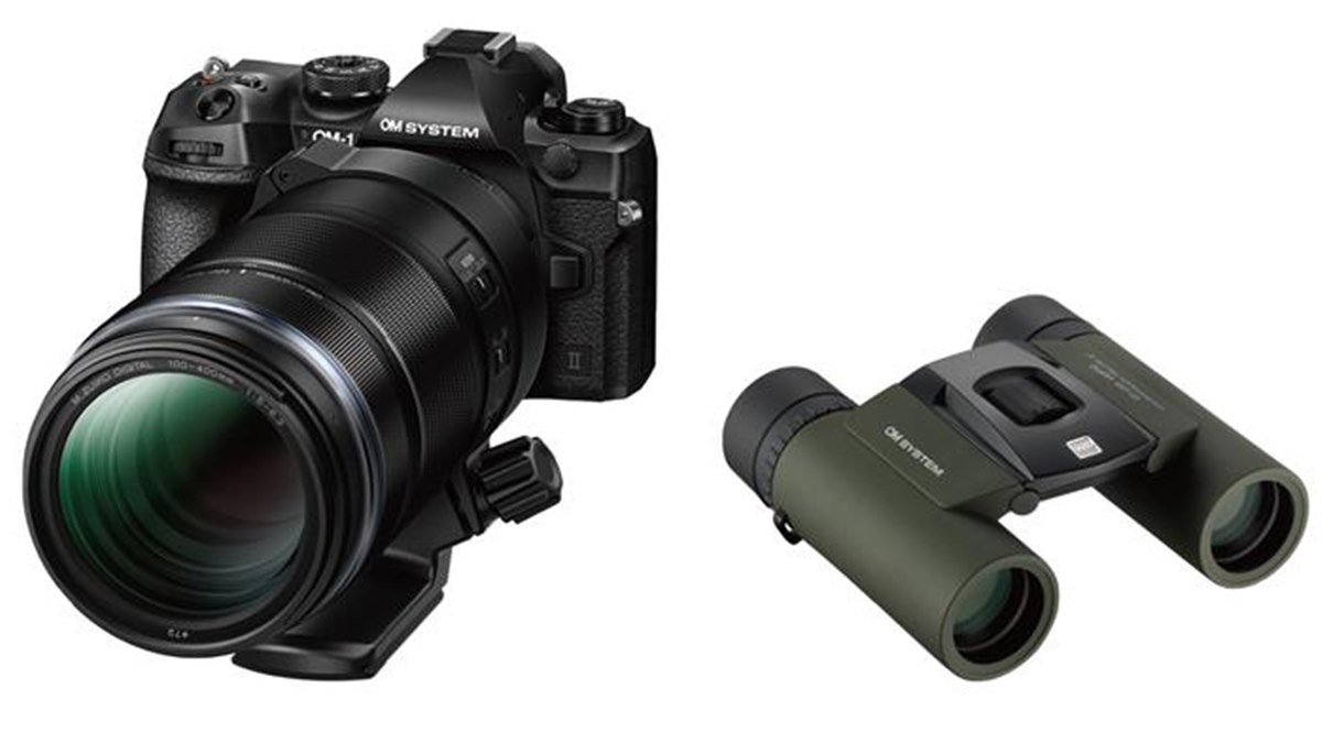OMデジタル、双眼鏡をセットにした「OM-1 Mark II 100-400mm II 超望遠