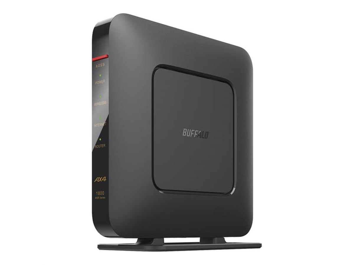 バッファロー、8,800円のエントリー向けWi-Fi 6ルーター「WSR-1800AX4P