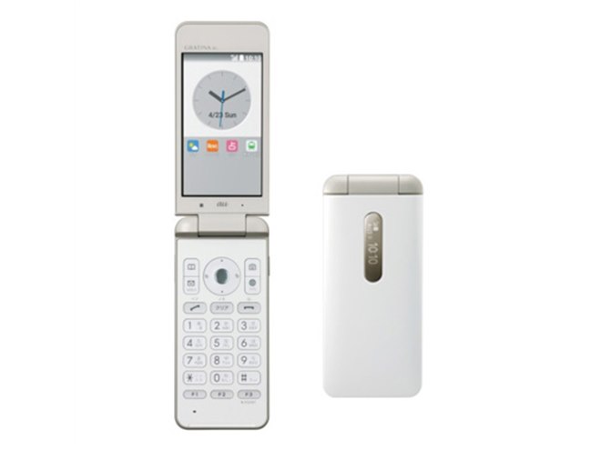 au、4G LTEタフネスケータイ「GRATINA 4G」にベーシックな2色追加