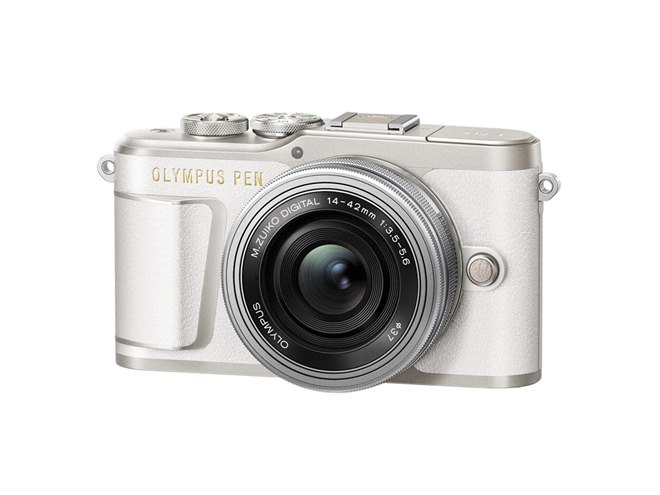 オリンパス、シンプルで上質なデザインの小型ミラーレス「PEN E-PL9