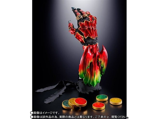 右腕に装着できる、「仮面ライダーオーズ」70以上のセリフを新規収録