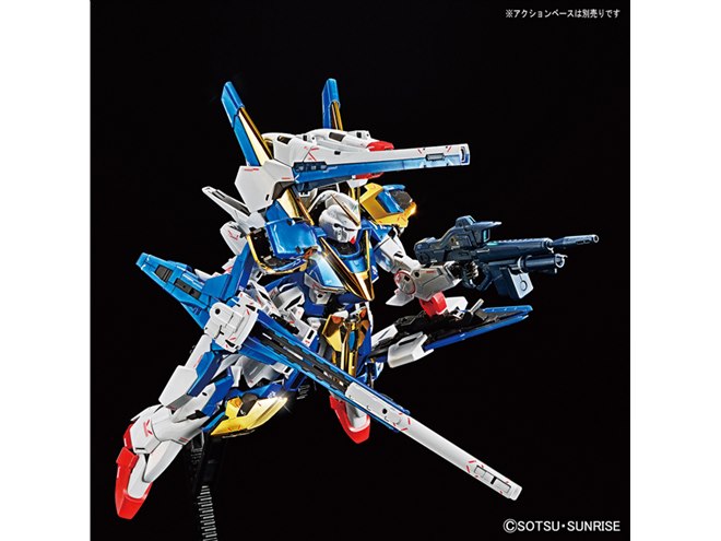 チタニウムフィニッシュのガンプラ「V2アサルトバスターガンダムVer.Ka