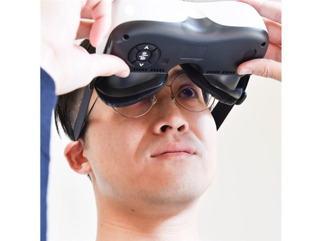 まるで120型スクリ―ン」ピント調整付きディスプレイゴーグル発売