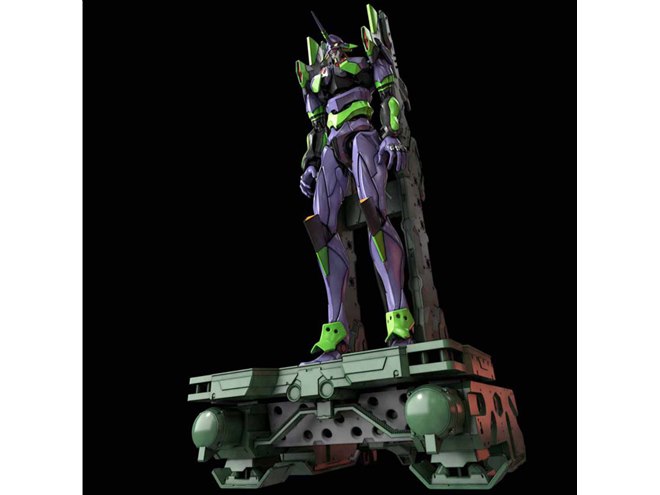 バンダイ、「RG エヴァンゲリオン初号機・輸送台」プラモセットの発売