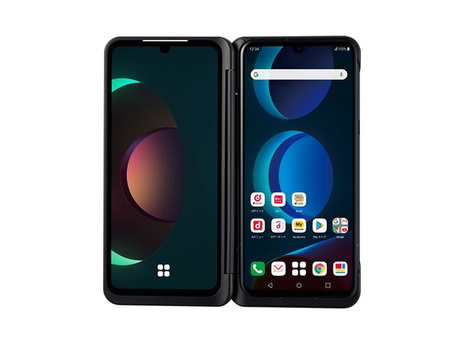 ドコモ、6.8型有機EL×2画面対応の5Gスマホ「LG V60 ThinQ 5G L-51A