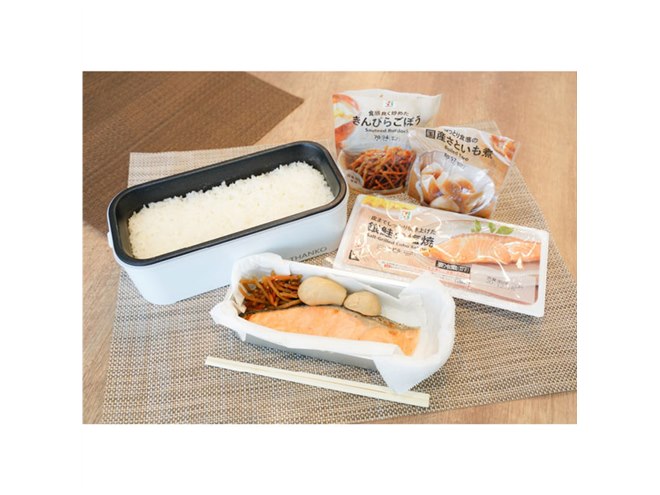 最短15分でお米炊きあげ＋おかず調理、サンコーの2段式「弁当箱炊飯器