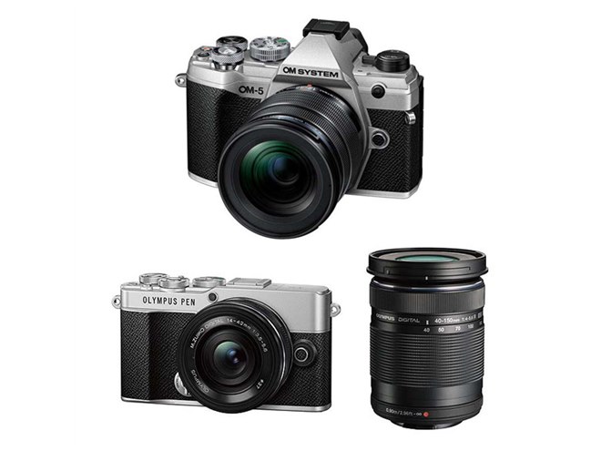 OM SYSTEM OM-5」「OLYMPUS PEN E-P7 EZダブルズームキット」発売日が
