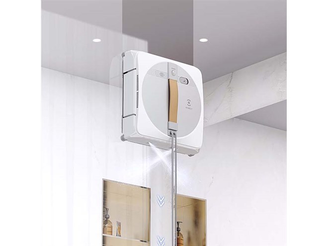 エコバックス、クロスオートスプレーを初採用した窓掃除ロボット