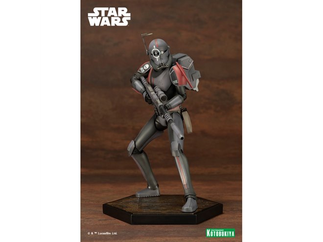 バッド・バッチ」クロスヘアーの1/7フィギュア、照準線付き素顔パーツ