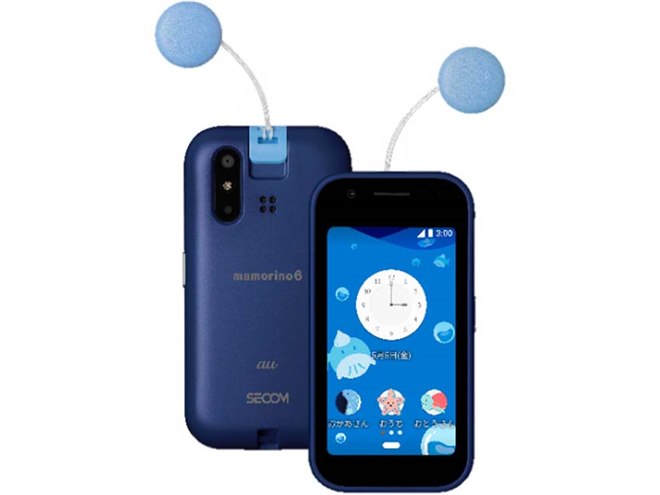 au、カメラ連動防犯ブザーなど搭載のキッズ向けケータイ「mamorino6