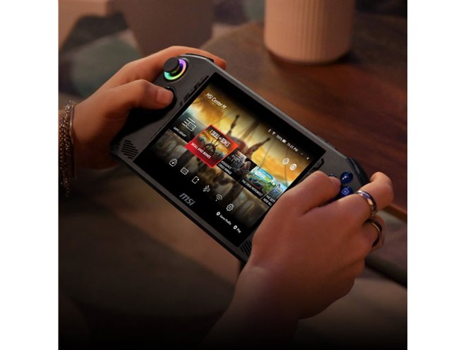 MSI、Core Ultra搭載の7型ポータブルゲーミングパソコン「Claw A1M