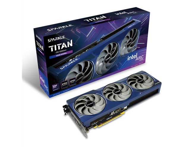 SPARKLE、「Intel Arc B580」を搭載したビデオカードを12月14日発売