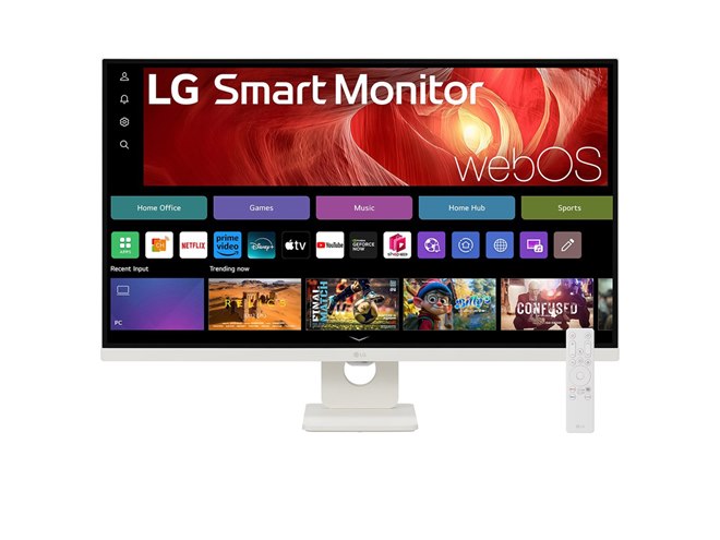 LG、31.5型4K webOS搭載モニター「32U721SA-W」と27型4Kモニター