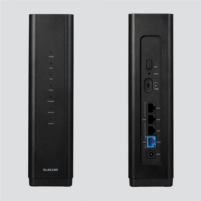 エレコム、10ギガビットWANを搭載したWi-Fi 7対応ルーター「WRC
