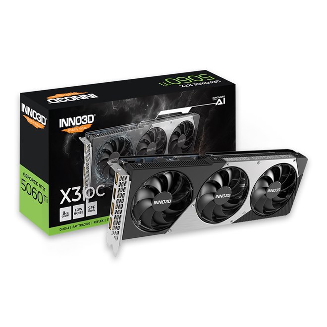 INNO3D、「GeForce RTX 5060 Ti」搭載ビデオカードが8モデル発売