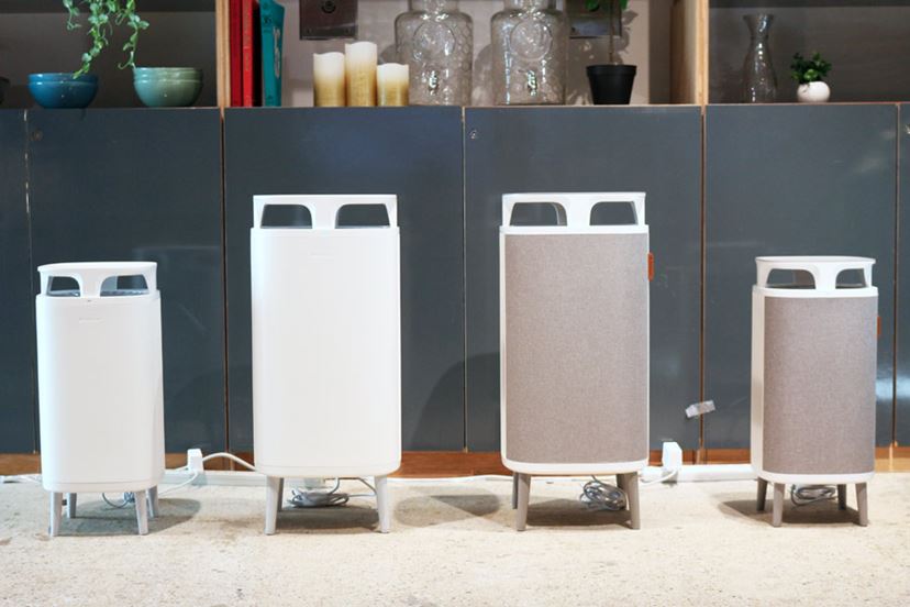 ハウスダストを磁石のように引き寄せて除去するブルーエアの空気清浄機