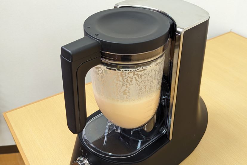 斜め45度の刃を搭載した斜め型ミキサー「TIGER EDGE」の実力を見てきた