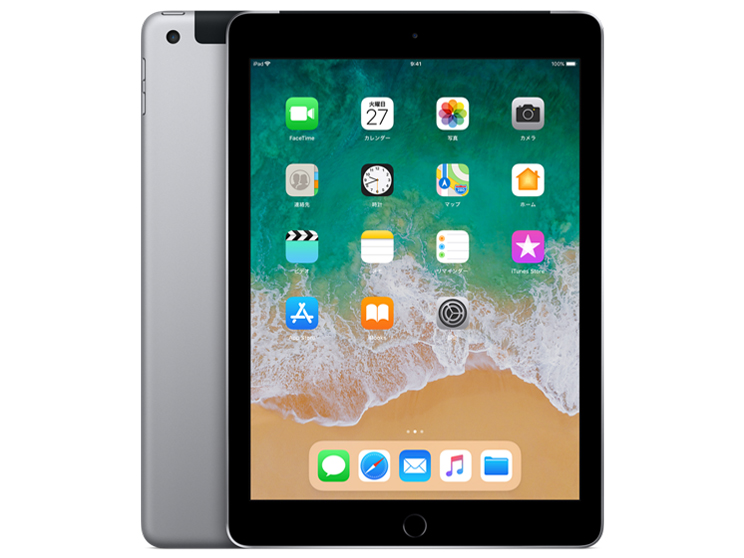 586 電池最良好☆比較的美品☆iPad6 第6世代 32GB SIMフリー☆ Amazon