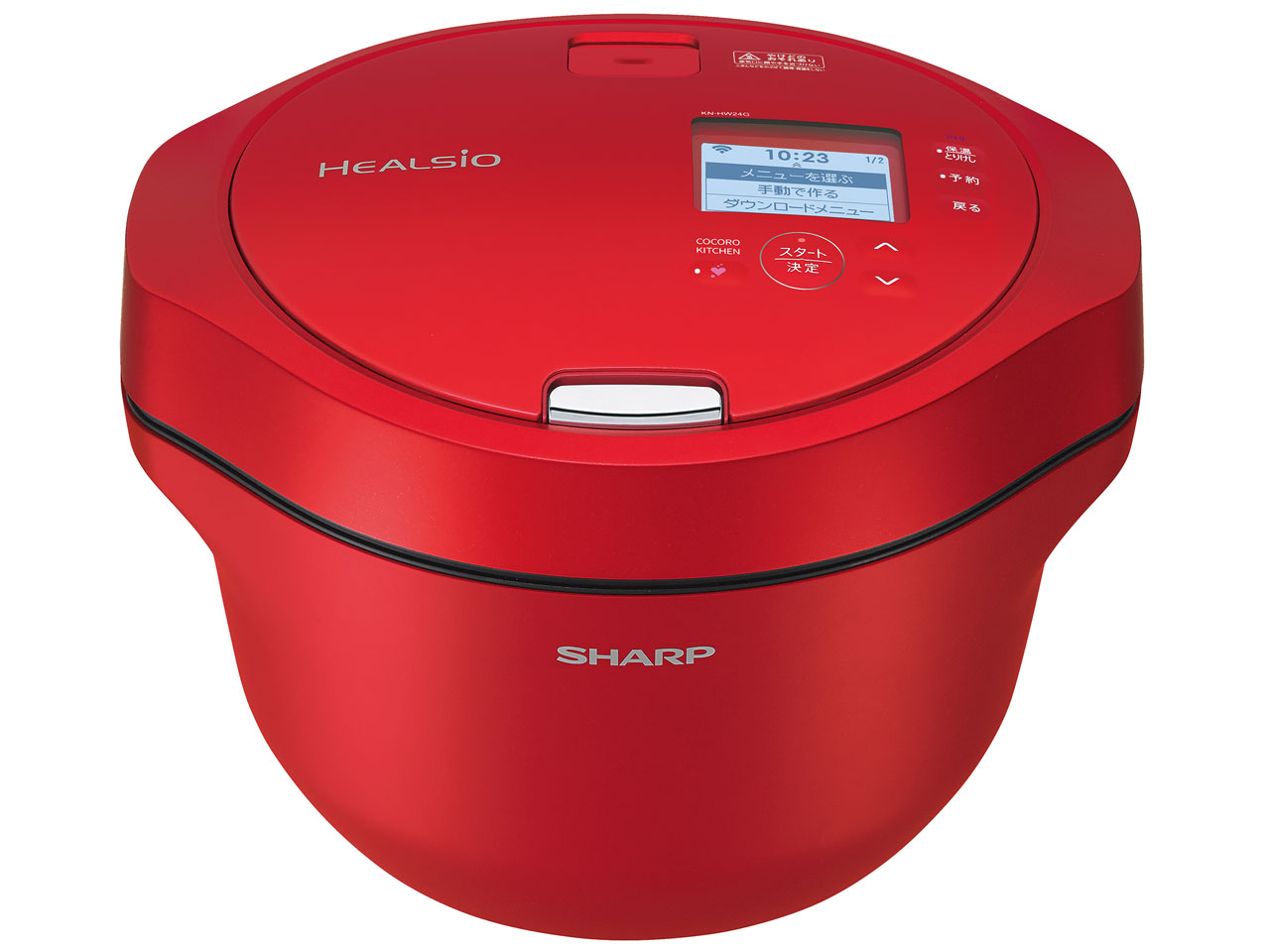 シャープ ヘルシオ ホットクック KN-HW24G-R [レッド系] 価格比較