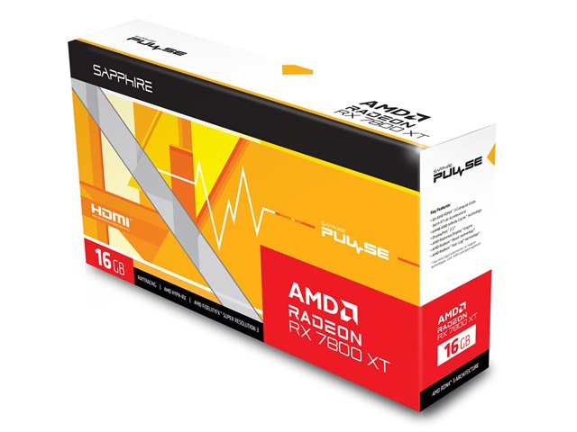 SAPPHIRE PULSE Radeon RX 7800 XT GAMING 16GB GDDR6 [PCIExp 16GB]の