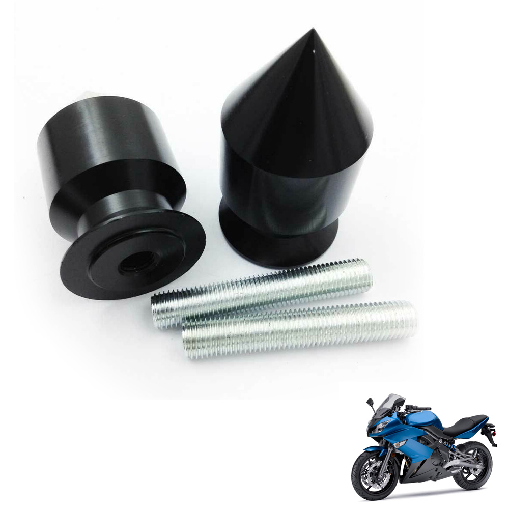 Swingarm Sliders Spools Black Fits For Kawasaki Ninja ZX-6RR ZX600