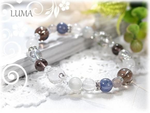 霊性を高める天然石ブレスレット｜瞑想・霊性向上サポに｜アイス