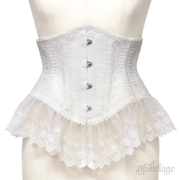 size3即納可能】Noir ミニコルセット (ホワイト) - 【公式】abilletage