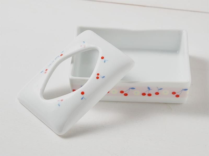 シンジカトウ 🍒 美濃焼ポケットティッシュケース | おしゃれな陶器で