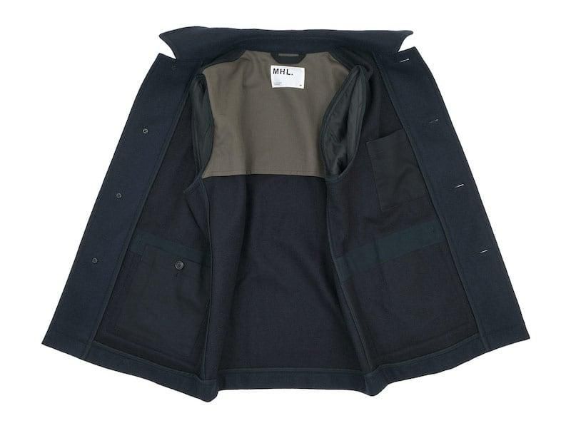 MHL. BASIC WOOL MELTON COAT 121NAVY 〔メンズ〕 MHL.通販・取扱い