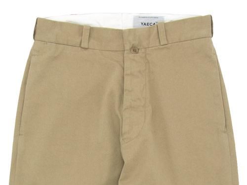 YAECA チノパン ワイドテーパード KHAKI 〔レディース〕 YAECA通販