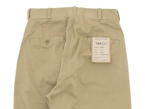 YAECA チノパン ワイドテーパード KHAKI 〔レディース〕 YAECA通販