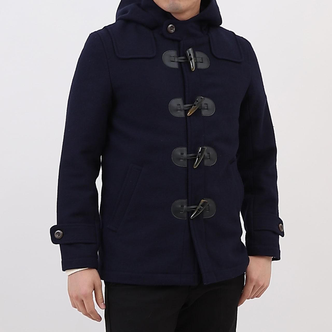 小さいサイズのメルトンダッフルコート（ネイビー / XSサイズ