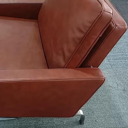 ポール・ケアホルム/PK31プレミアム1Pソファ【フルアニリンレザー