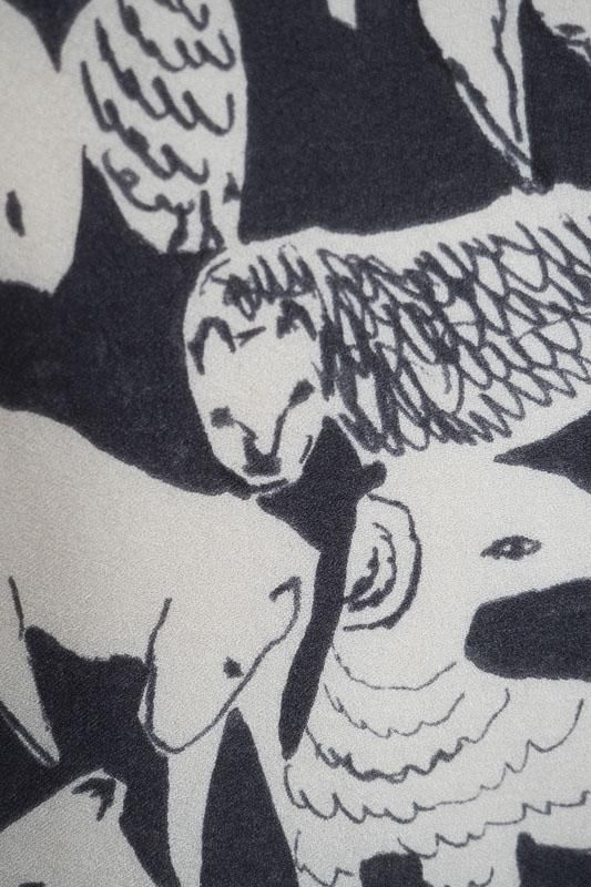 ミナペルホネン life puzzle スタンドカラーブラウス - ミナペルホネン