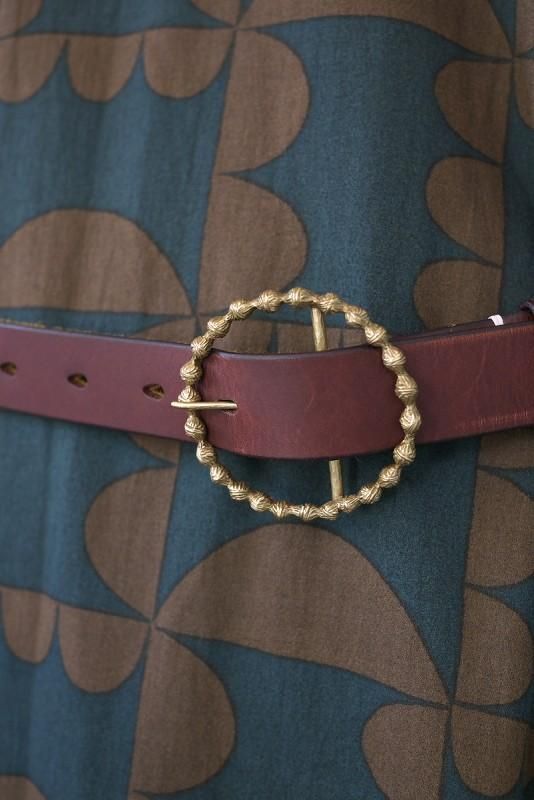 ミナペルホネン tambourine ベルト (ブラウン) - ミナペルホネン正規