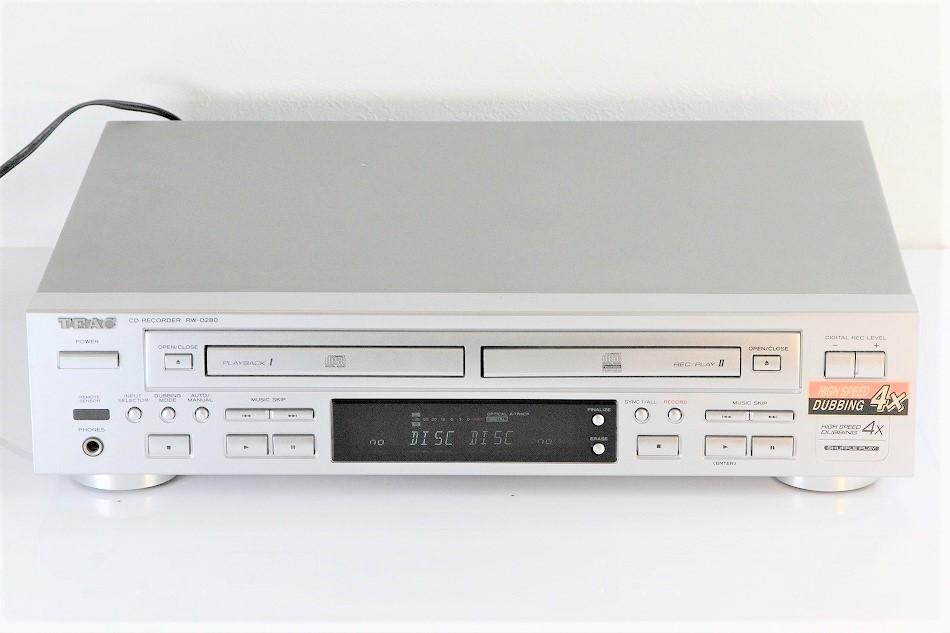 RW-D280｜TEAC ティアック CDプレーヤー CDレコーダー ダブルデッキ
