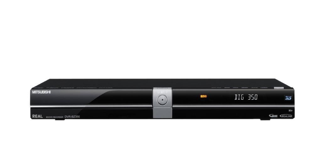 三菱 BDレコーダー DVR-BZ350 リモコン付きジャンク品 三菱 BD