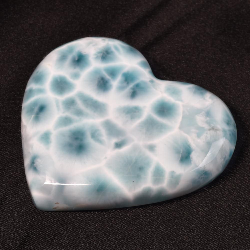 ラリマー（ハート） ルース 57x60x10mm #JK006 - プレミアム天然石専門