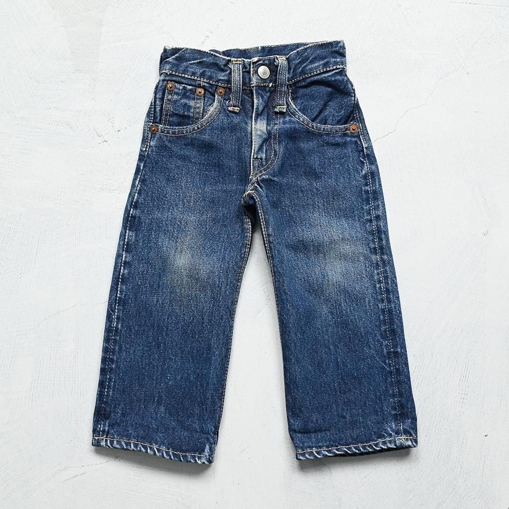 LEVI'S 503ZXX JEANS with LEATHER PATCH（1950'S/GOOD INDIGO/AGE 0