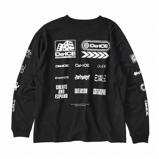 ロングスリーブTシャツ BLACK【Da-iCE ARENA TOUR 2025 -EntranCE