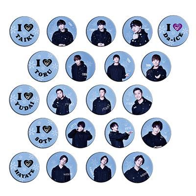 缶バッジ (全21種類ランダム) - Da-iCE (ダイス) OFFICIAL WEB STORE