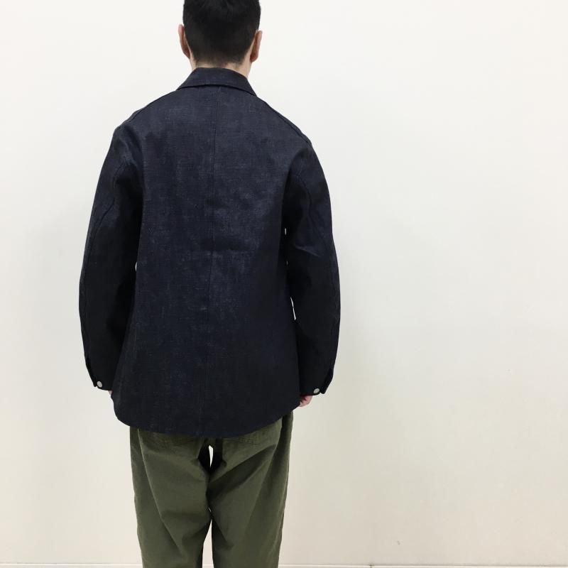 SASSAFRAS SPRAYER JACKET(13.5oz DENIM-INDIGO) - have a golden day!