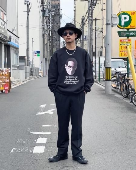 WACKO MARIA (ワコマリア) BILL EVANS/CREW NECK SWEAT SHIRT(TYPE-4