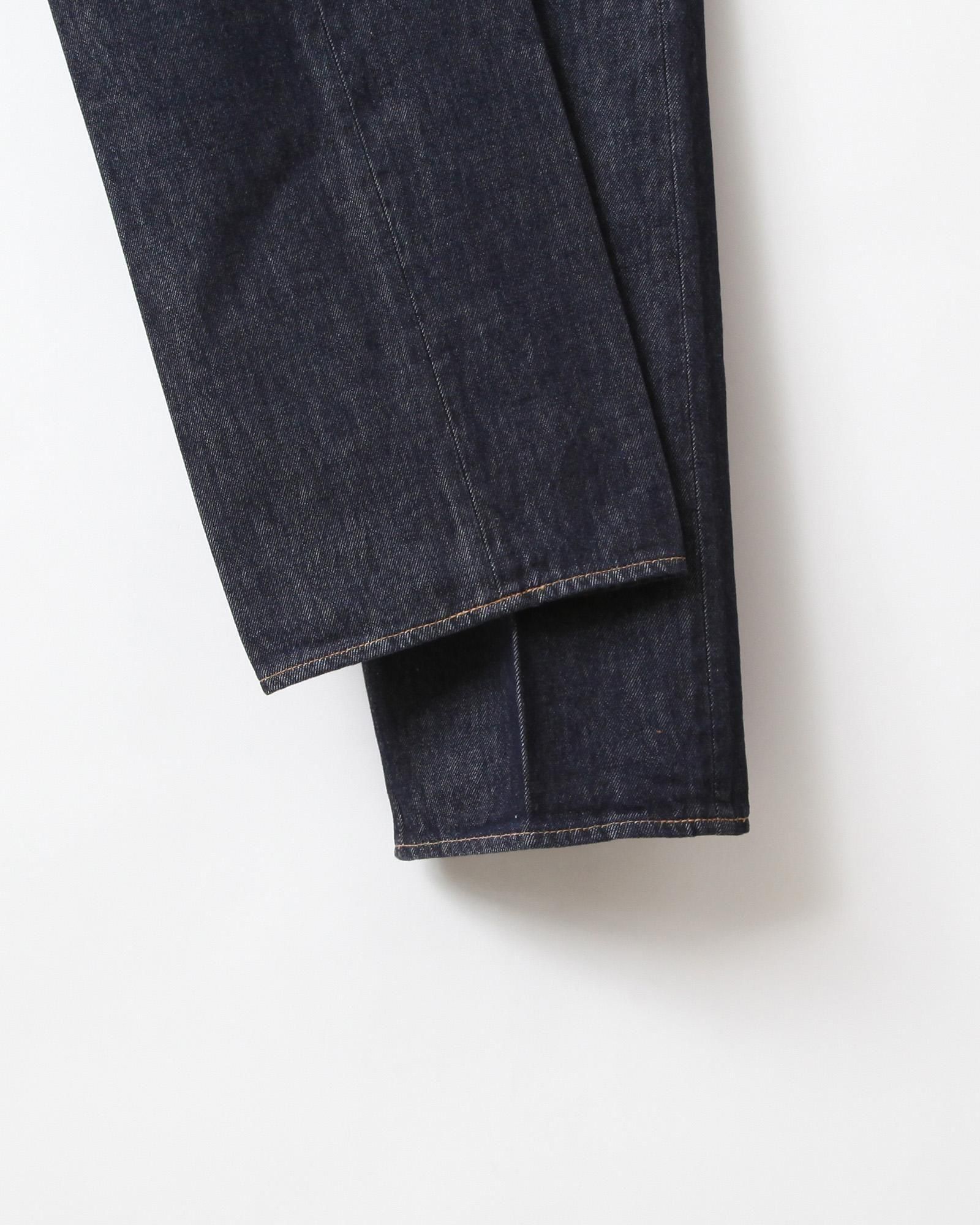 AURALEE HARD TWIST DENIM 5P PANTS #INDIGO [A00P01DM]｜Silver and