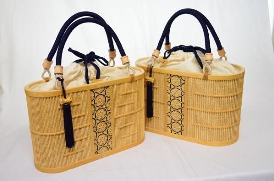 葵 白（中） - 駿河竹千筋細工 【公式】 駿河竹千筋細工協同組合