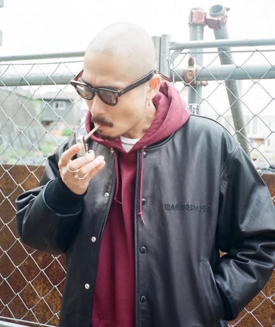 WACKO MARIA / LEATHER VARSITY JACKET - RELAX WEB