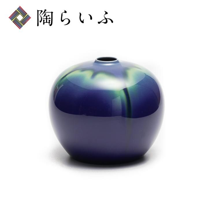 限定品蔵出し＞5号壺 耀彩（桐箱付）/人間国宝 三代 徳田八十吉